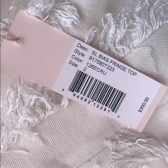 Rebecca Taylor Bias Fringe Top. Size 2 & 4. NWT. - Picture 7 of 7